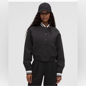 Lululemon Snap Front Collegiate jacket